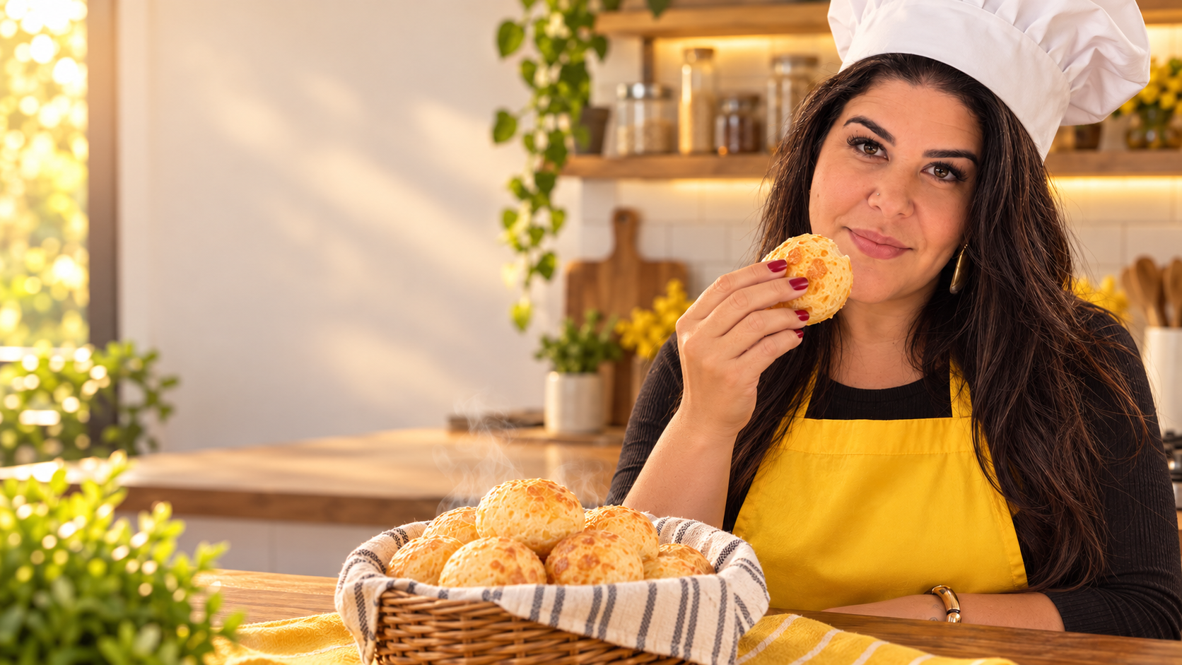 Rafaella com pão de queijo Sabor DuBom